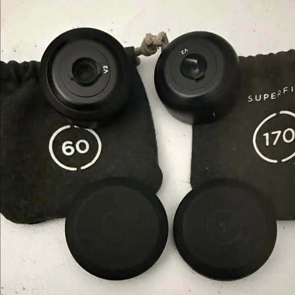 Moment M-Series Lens Bundle Tele 60mm & Superfish 170 w caps and carrying pouch - Picture 3 of 3